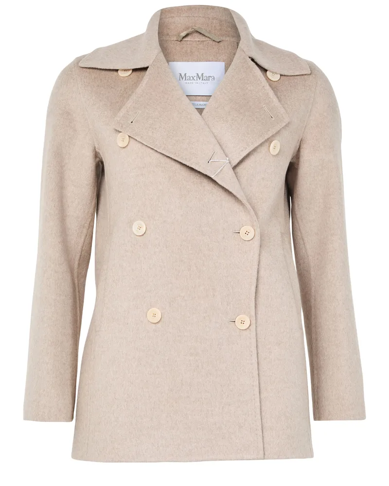 Max Mara Mantel mit zweireihiger Knöpfung 