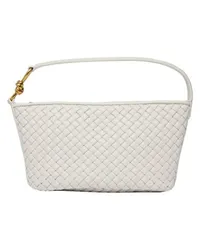 Bottega Veneta Tasche Hobo Knot kleine Größe White