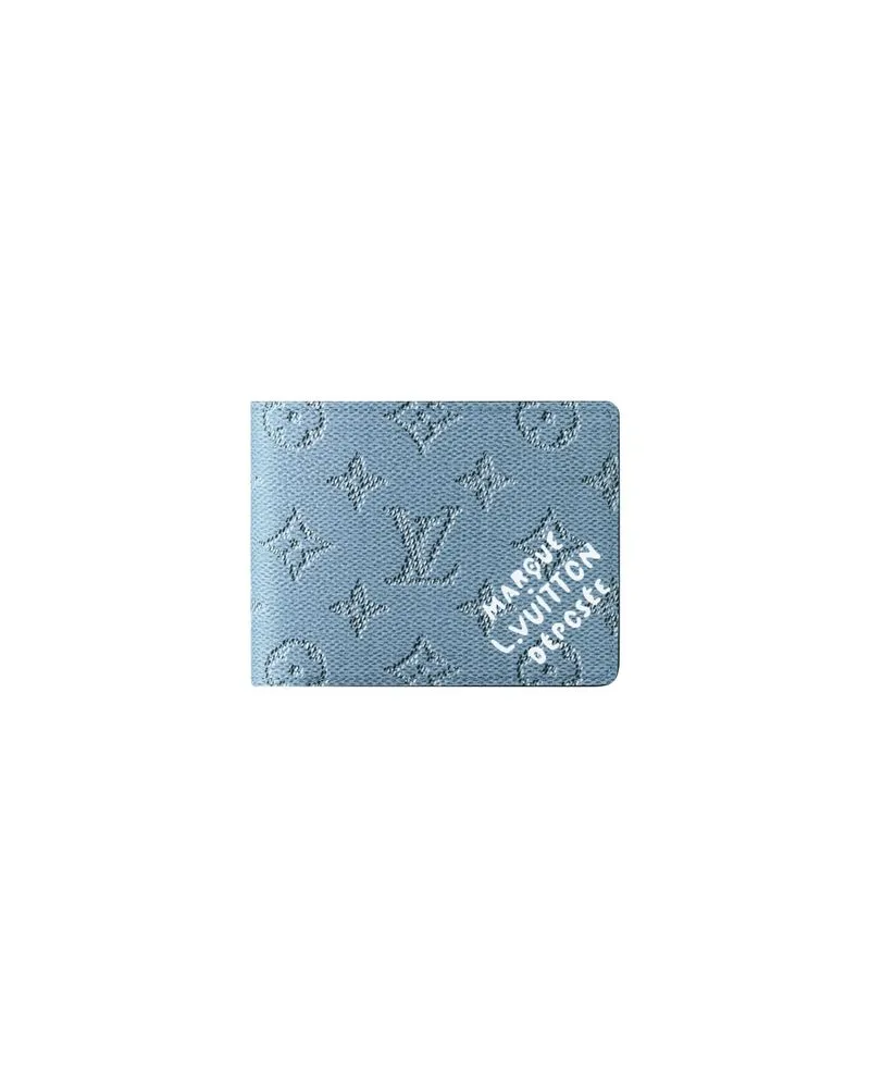 Louis Vuitton Multiple Geldbörse Blue