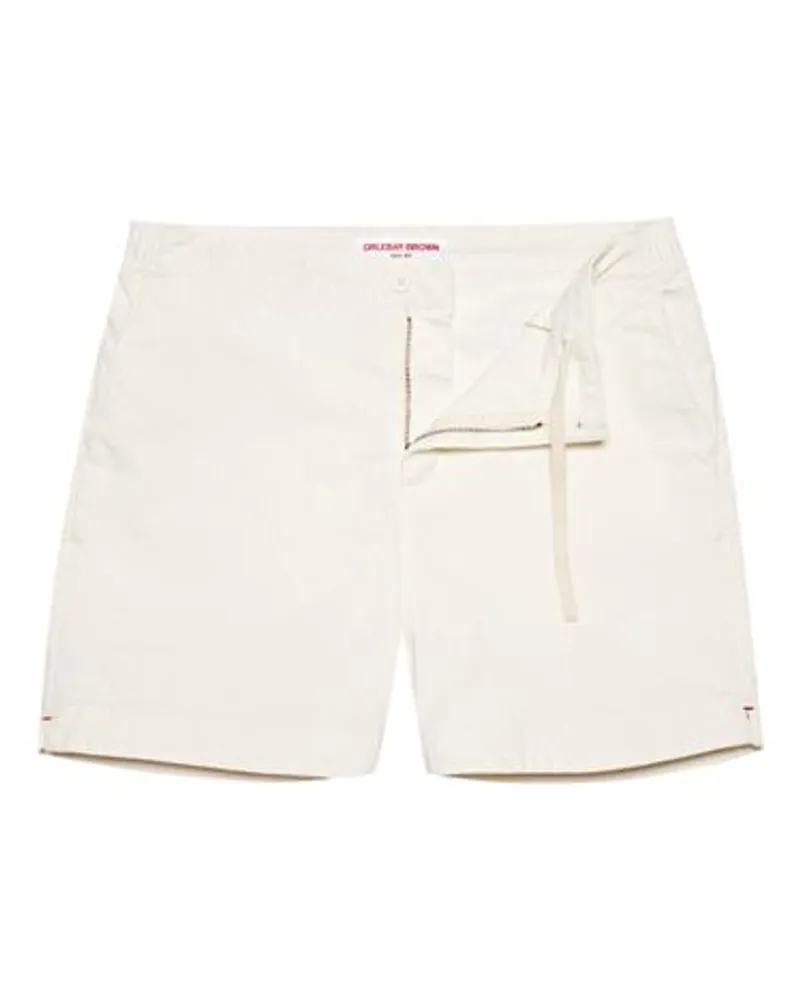 Orlebar Brown Badeshorts Bulldog White