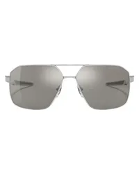 Prada Irregular-Sonnenbrille Silver