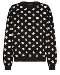 Dolce & Gabbana Sweatshirt mit Rundhalsausschnitt Black