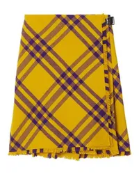 Burberry Karierter Rock Yellow