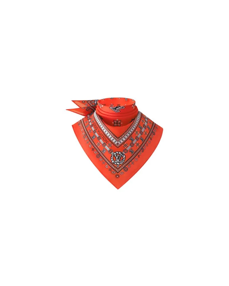 Louis Vuitton LV Bandana Carré 55 Red