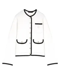 Maje Strick-Cardigan White