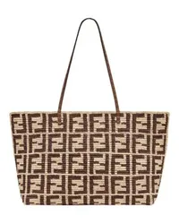 Fendi Dieser Shopper in großer Größe Brown