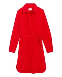 Claudie Pierlot Kurzes Kleid, Polo-Kragen Red