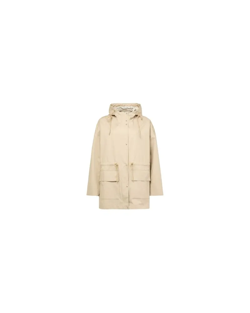 Moncler Gaillon short parka Beige