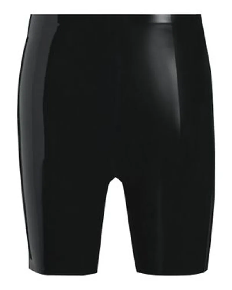 Maison Margiela Latex Shorts Black