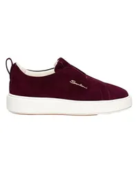 Santoni Slip-on-Sneakers Red