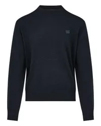 Acne Studios Pullover mit Rundhalsausschnitt Black