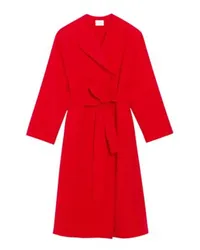 Claudie Pierlot Langer Trenchcoat in Red