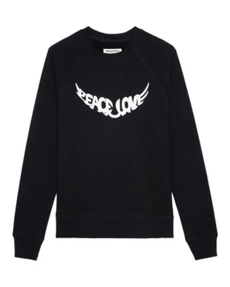 Zadig & Voltaire Sweatshirt Upper Peace & Love Black
