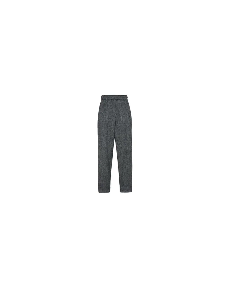 Brunello Cucinelli Baggy Sartorial-Hose Black