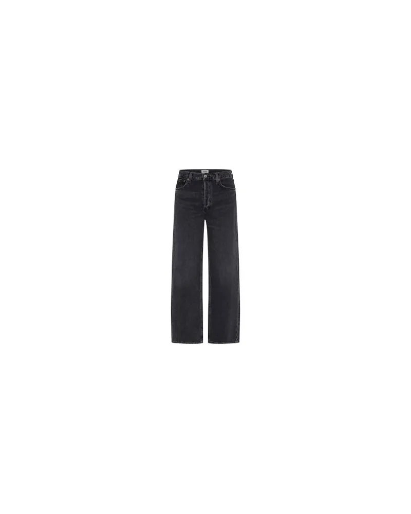 AGOLDE Low slung baggy jeans Black