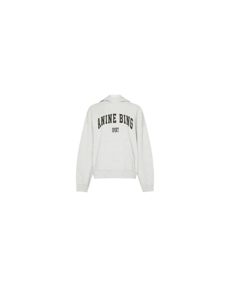 Anine Bing Kapuzensweatshirt Harvey Grey