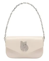 ba&sh Baguette-Tasche White