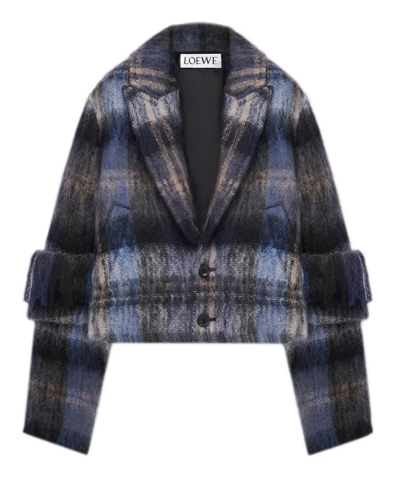 Loewe Gestreifte Jacke aus Mohair- und Wollmischung 