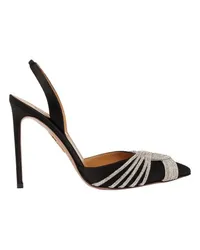 Aquazzura Gatsby Sling-Pumps 105 Black