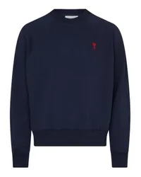 AMI Paris Rundhals-Sweatshirt Ami de Cœur Blue