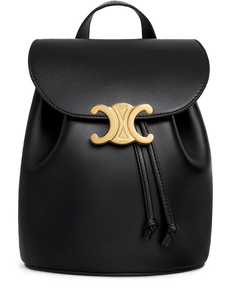 Celine Rucksack  Bonnie aus glattem kalbsleder schwarz 