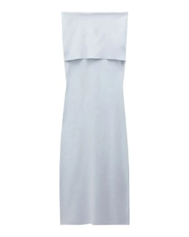 Filippa K Kleid mit freier Schulter Blue