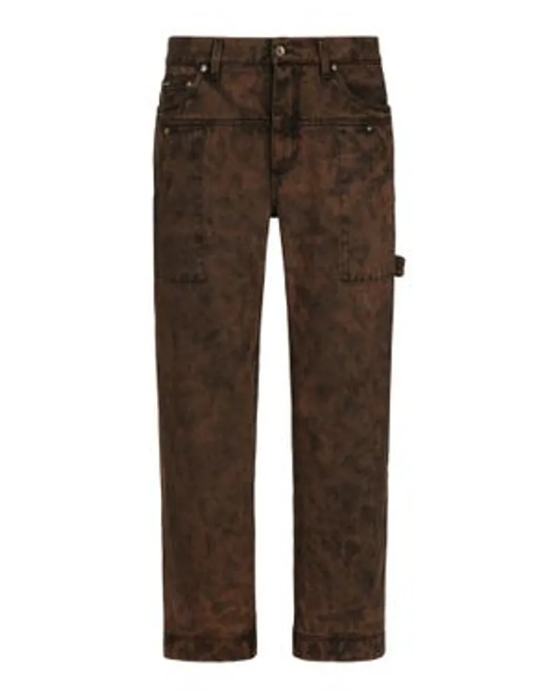 Dolce & Gabbana Worker-Jeans Multicolor