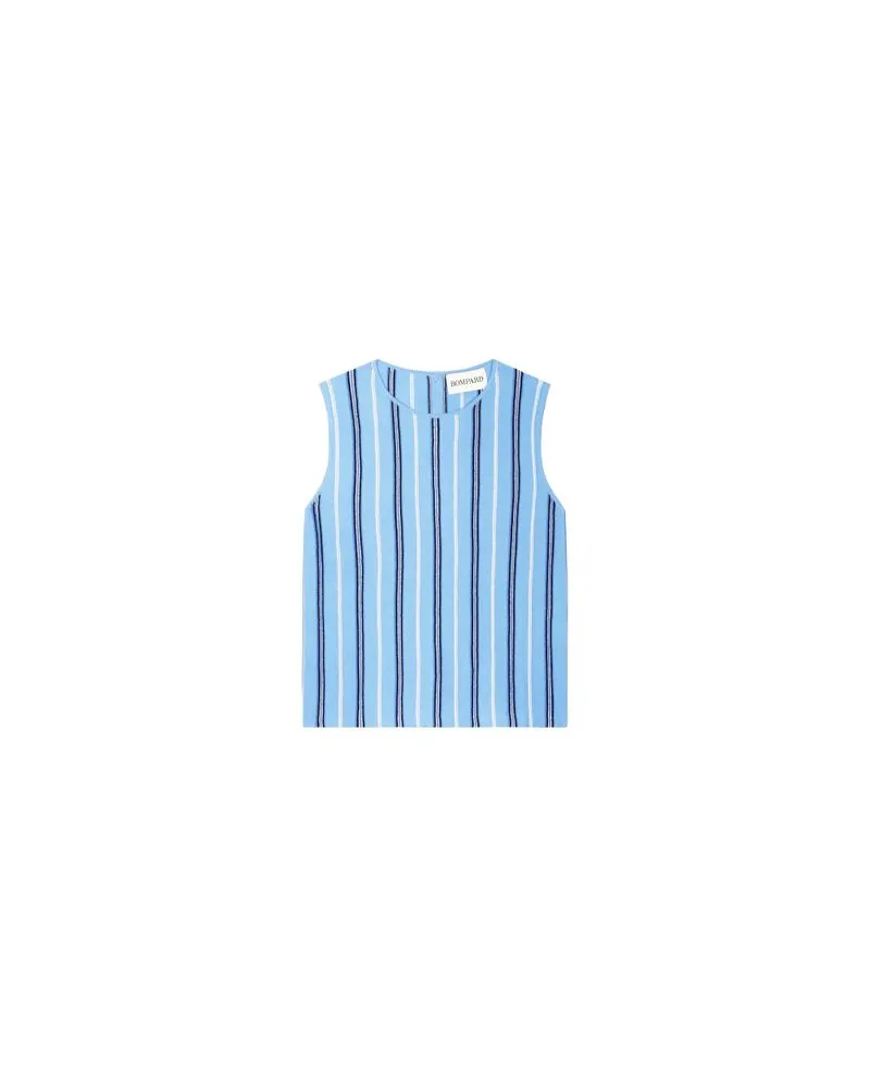 Loewe Jeansjacke mit Shearling-Kragen Blue