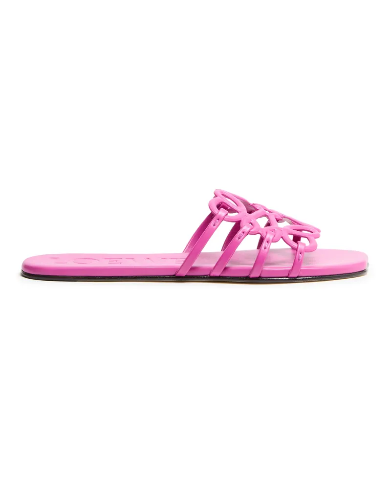 Loewe Petal Anagram Zehensandalen aus Lammleder 