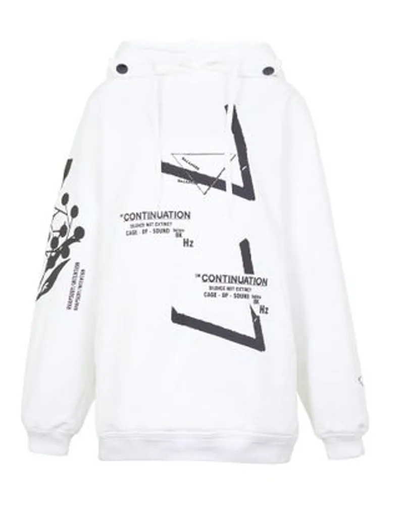 Prada Kapuzensweatshirt White