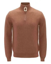 J.W.Anderson Henley-Pullover Brown