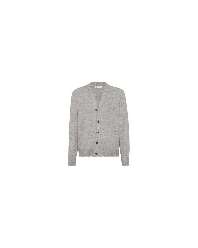 Brunello Cucinelli Cardigan mit Knöpfen Grey