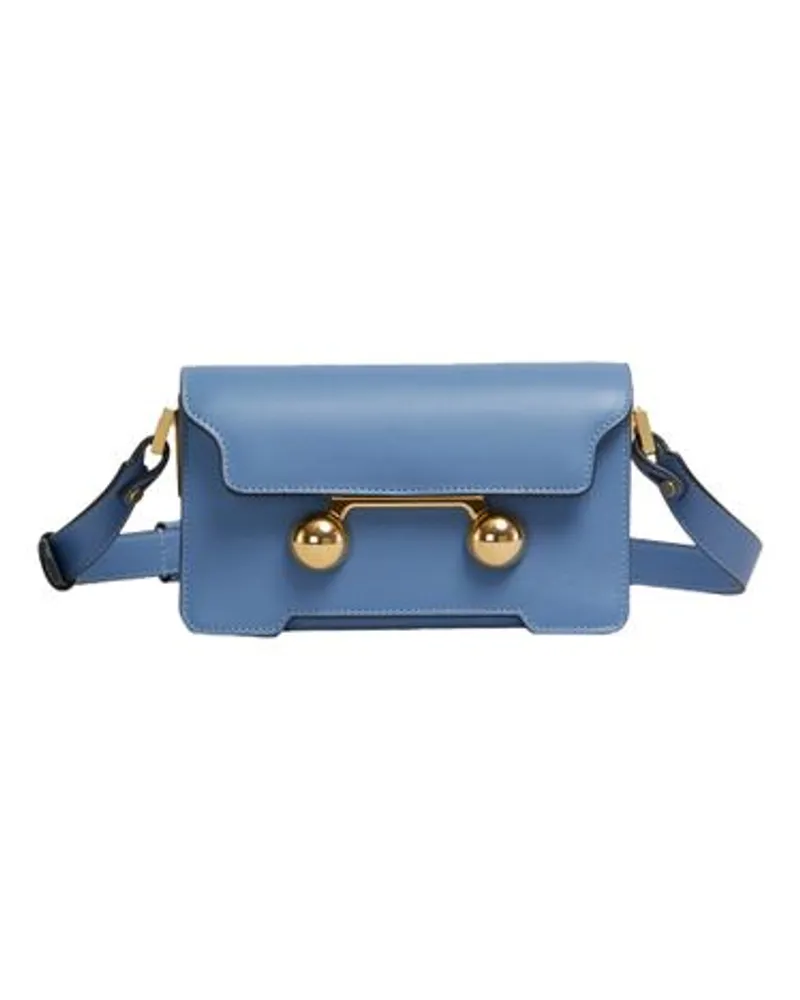 Marni Mini-Schultertasche Trunkaroo Blue