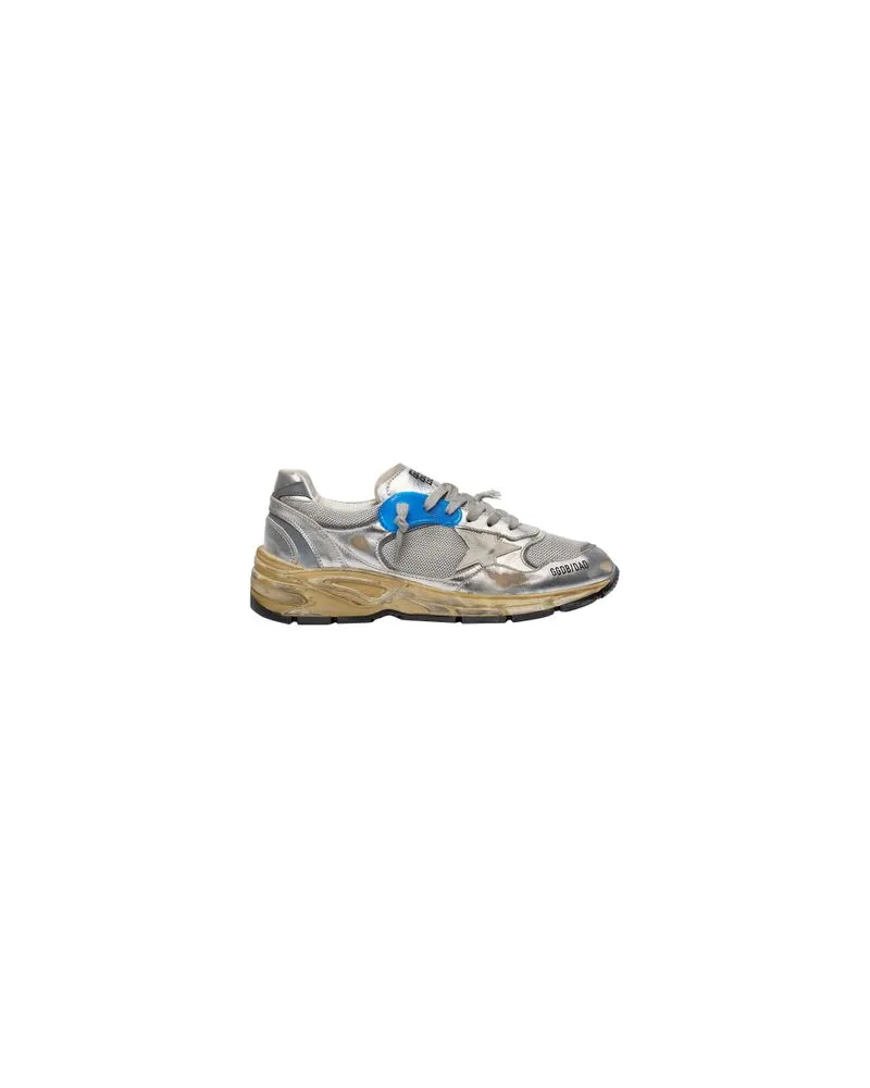Loewe Sandalen Petal Anagram aus Lammleder Silver