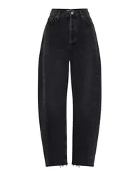 AGOLDE Luna high rise pieced taper 30.5 jeans Black