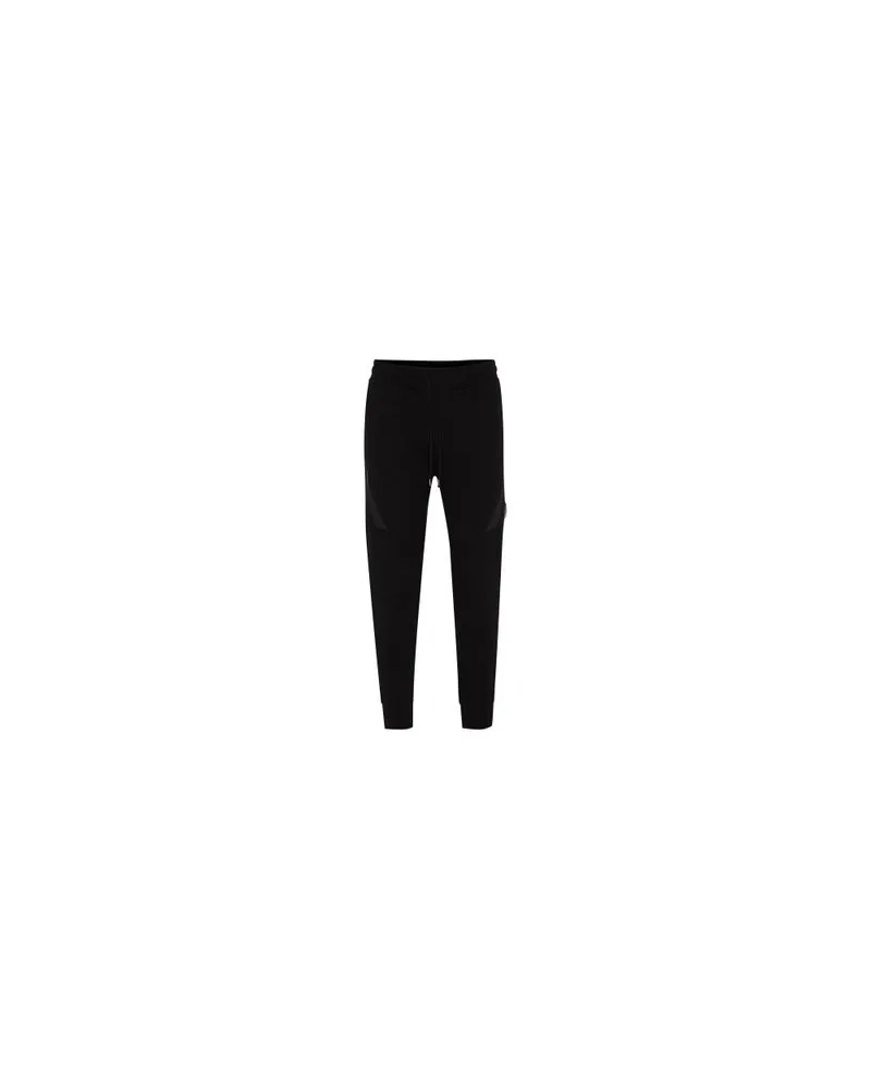 C.P. Company Jogginghose Diagonal Raised Fleece Black