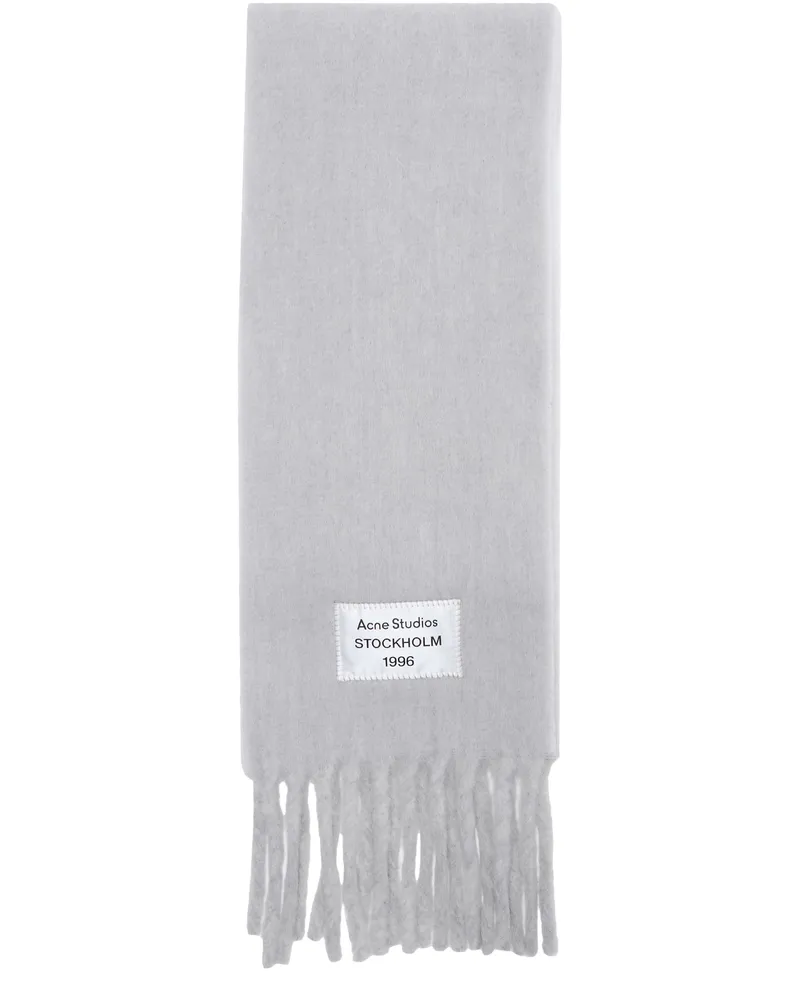 Acne Studios Fransenschal Grey