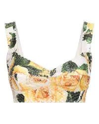 Dolce & Gabbana Paillettenbesticktes Bustier-Top Multicolor