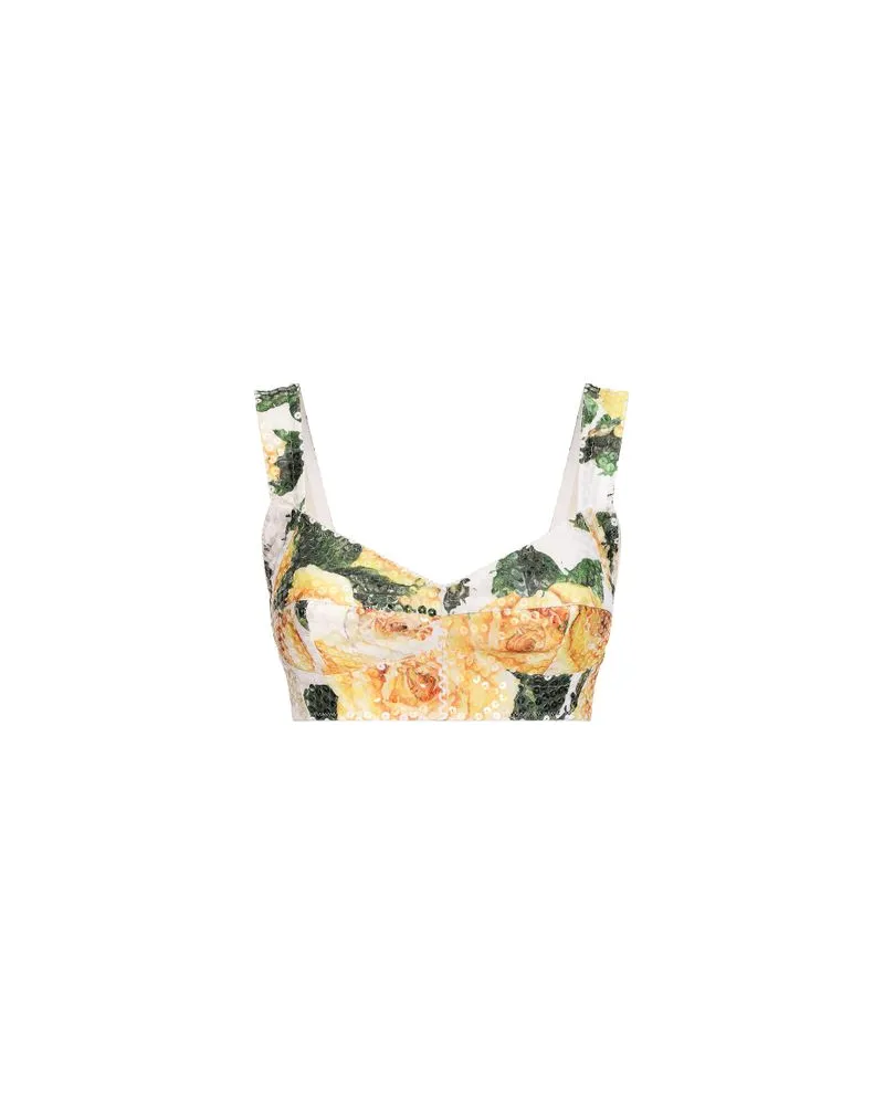 Dolce & Gabbana Paillettenbesticktes Bustier-Top Multicolor