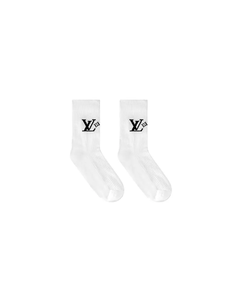 Louis Vuitton LV Vers Socken White