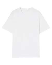 Jil Sander Baumwoll-T-Shirt White