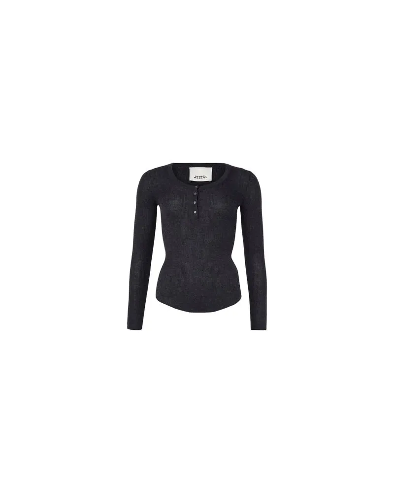 Isabel Marant Langarm-Top Idite Grey