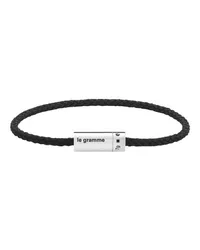 Le Gramme Kabelarmband Nato Schwarz le 7g Black