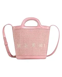 Marni Kleine Bucket Bag Tropicalia Pink