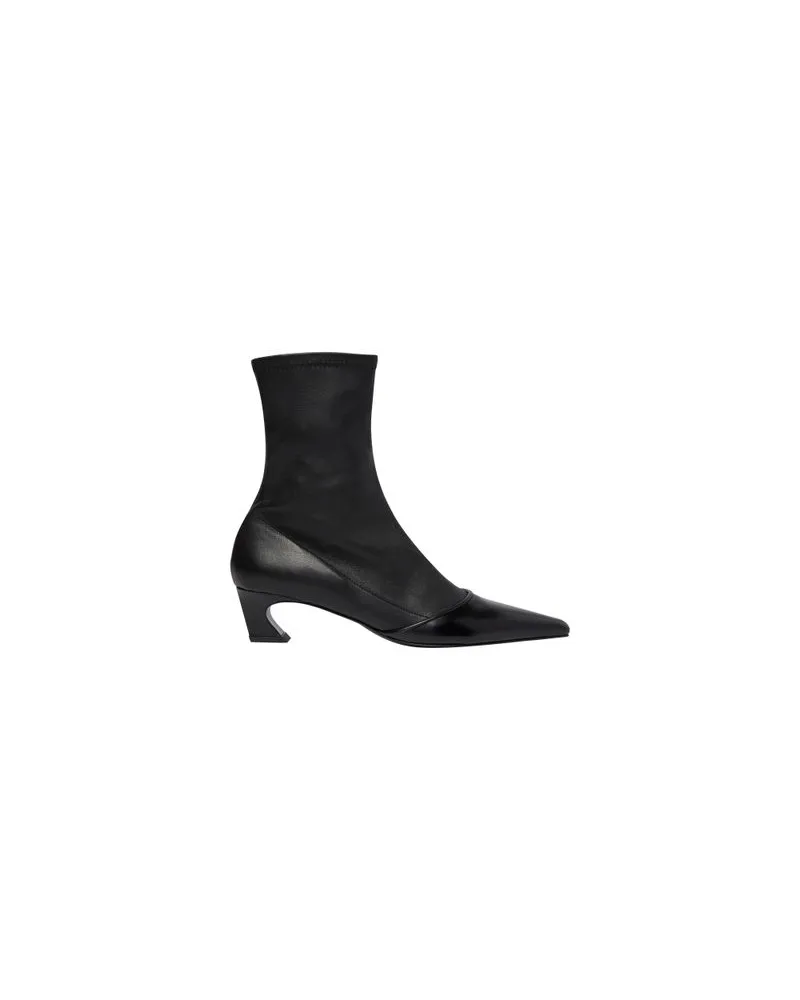 Acne Studios Stiefel Ankle Brush Bano Black