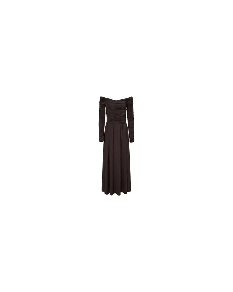 Altuzarra Langes Kleid Charlotte Brown