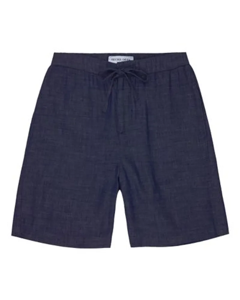 Frescobol Carioca Leinenshorts Felipe Navy