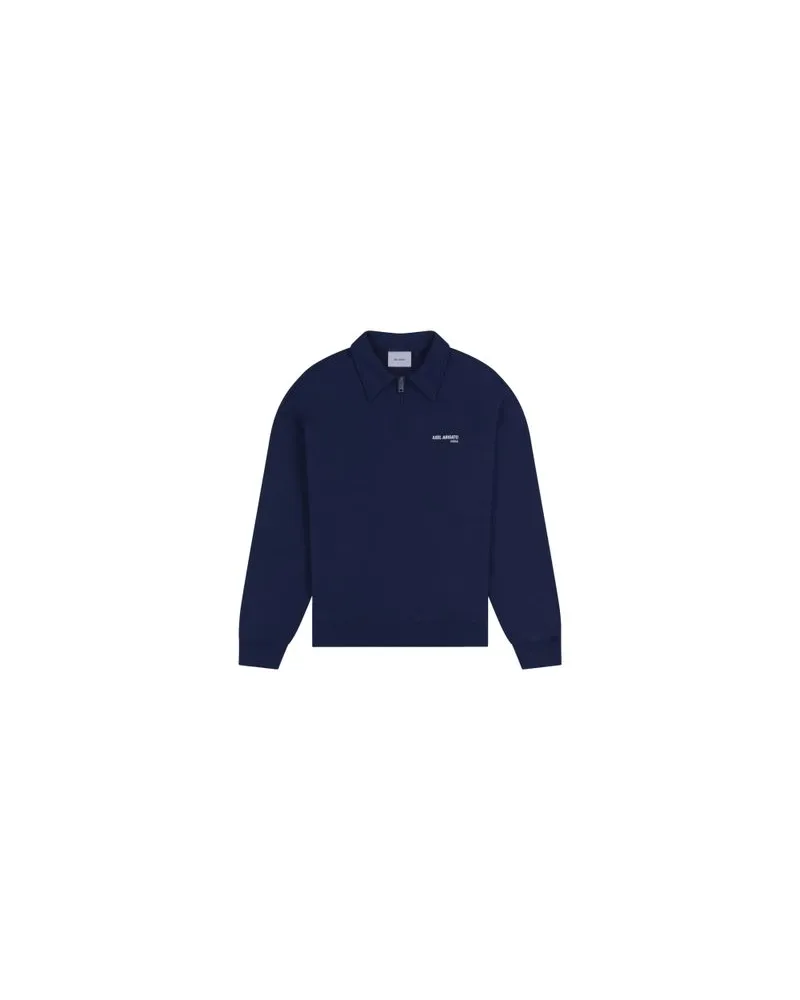 Axel Arigato Pullover mit halbem Reißverschluss Remi Blue