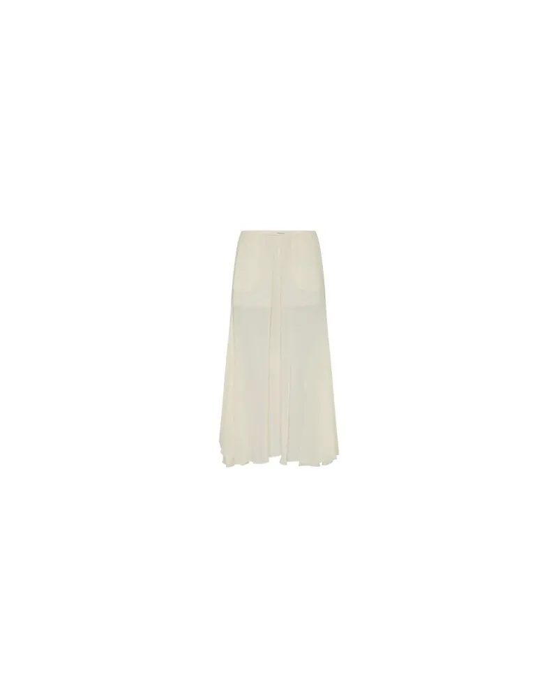 Chloé Weich fallende Hose White