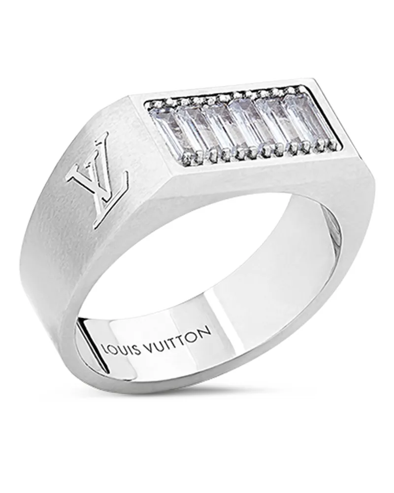 Louis Vuitton LV Reflect Crystal Ring Silver